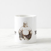 幸せな笑う幸運仏 コーヒーマグカップ (中央)