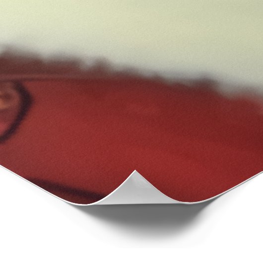 幸せな笑顔のサンタクロース | AIアートポスター ポスター (角)