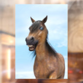 幸せな笑顔のバイヤー馬 ウィンドウサイン (シート2)