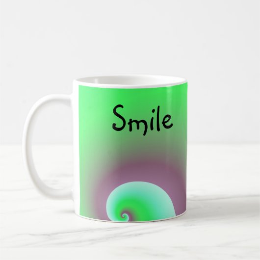 幸せな笑顔 コーヒーマグカップ (左)