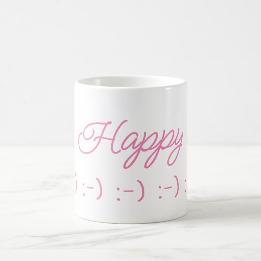 幸せな笑顔 コーヒーマグカップ (中央)