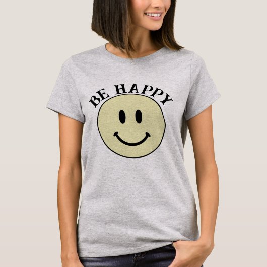 幸せな笑顔Tシャツ Tシャツ (正面)