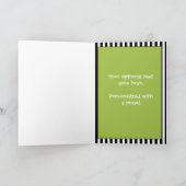 幸せな第1母の日(対の女の子) カード (内部)