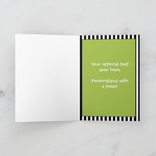 幸せな第1母の日(対の女の子) カード (内部)