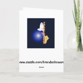 幸せな第1父の日 カード (裏面)