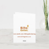 幸せな第16誕生日 カード (裏面)