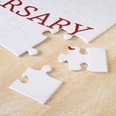 幸せな第1。 記念日 ジグソーパズル (側面)