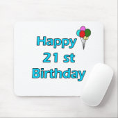 幸せな第21誕生日 マウスパッド (マウス)