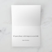 幸せな第30誕生日 カード (内部)