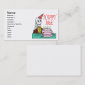 幸せな第30 名刺 (正面/裏面)