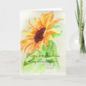 幸せな第40誕生日 カード (正面)