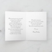 幸せな第40誕生日 カード (内部)