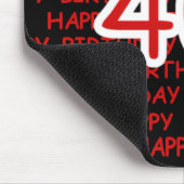 幸せな第40誕生日 マウスパッド (コーナー)