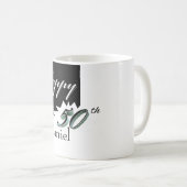 幸せな第50誕生日のマグ コーヒーマグカップ (正面右)