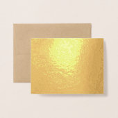 幸せな第50金記念日のモダンな鳥 箔カード (裏面封筒付き)