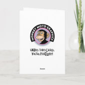 幸せな第56誕生日 カード (裏面)