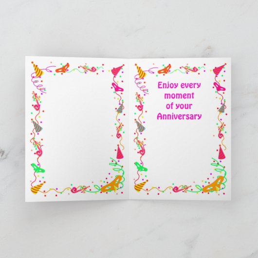 幸せな第6記念日 カード (内部)