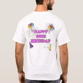幸せな第60誕生日のワイシャツ Tシャツ (裏面)