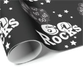 幸せな第60誕生日の紙 ラッピングペーパー (ロールコーナー)