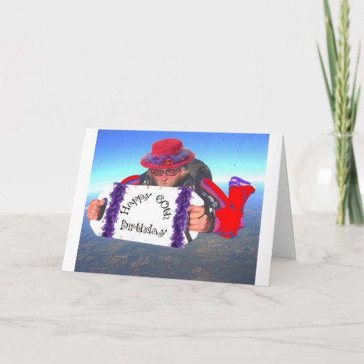 幸せな第60誕生日 カード (正面)