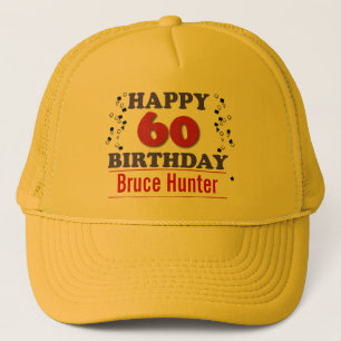 幸せな第60誕生日 キャップ
