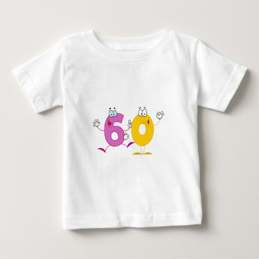 幸せな第60 ベビーTシャツ (正面)