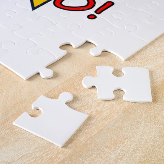 幸せな第70誕生日 ジグソーパズル (側面)