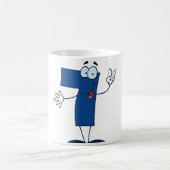 幸せな第7 コーヒーマグカップ (中央)