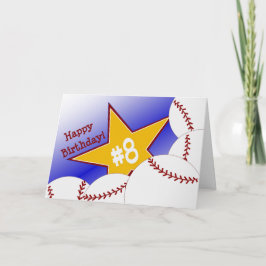 幸せな第8誕生日、強打者! カード