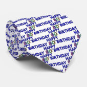 幸せな第80誕生日プレゼントおよび誕生日の服装 ネクタイ (ロール)