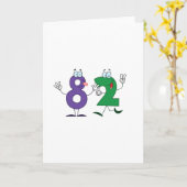 幸せな第82 カード (黄色い花)