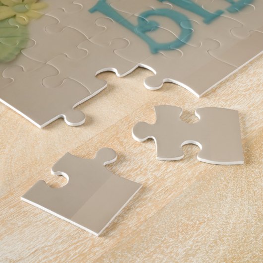 幸せな第90カラフルな誕生日 ジグソーパズル (側面)