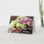 幸せな第90誕生日の挨拶状 カード (正面)