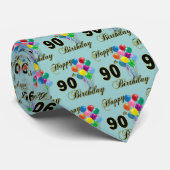 幸せな第90誕生日プレゼントおよび誕生日の服装 ネクタイ (ロール)