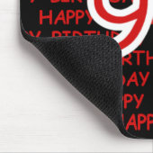 幸せな第90誕生日 マウスパッド (コーナー)