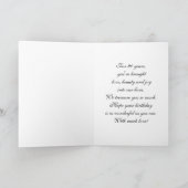 幸せな第90誕生日、占星家ユリの花束 カード (内部)