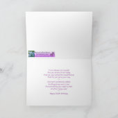 幸せな第95誕生日の挨拶状 カード (内部)