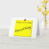 幸せな管理スタッフの日 カード (黄色い花)