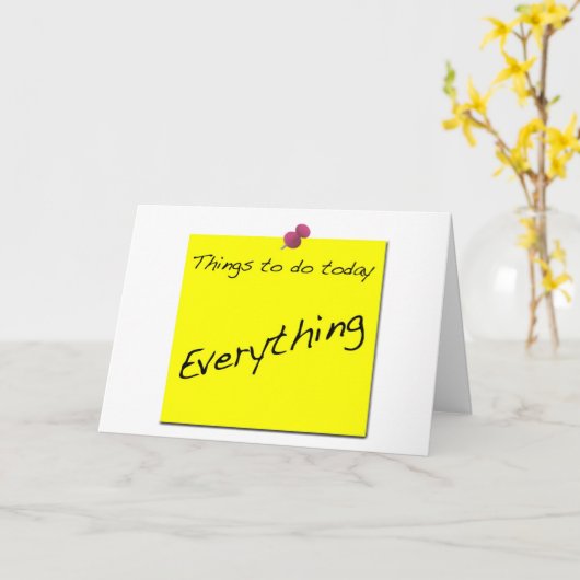 幸せな管理スタッフの日 カード (黄色い花)