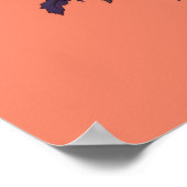 幸せな管理プロフェッショナルサンキューカード ポスター (角)