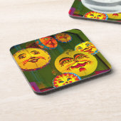 幸せな紙ファン コースター (左側)