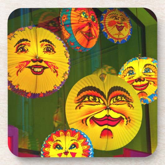 幸せな紙ファン コースター (正面)