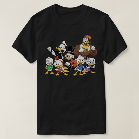 幸せな素晴らしいダックテイルズアートギフト Tシャツ (デザイン正面)