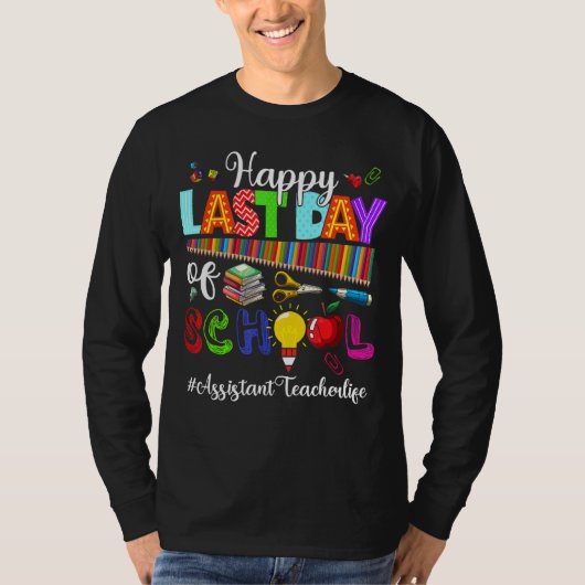 幸せな終日学校のアシスタント先生生活 Tシャツ (正面)