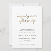 幸せな結婚のお知らせと招待状 招待状 (裏面)