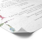 幸せな結婚のためのユーカリ植物学レシピ ポスター (角)