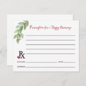 幸せな結婚のアドバイスカードのための規定 エンクロージャーカード (正面/裏面)