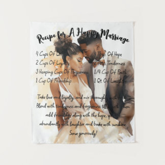 幸せな結婚の秘訣 ウェディングギフト タペストリー