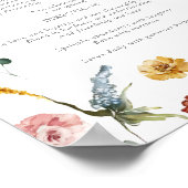 幸せな結婚の秘訣 ポスター 花園の花 (角)