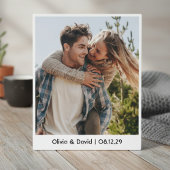 幸せな結婚カップルの写真 フォトプラーク